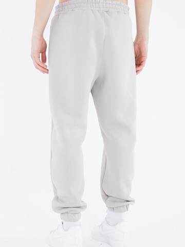 Ossy Homer Regular Sporthose 'Jogginghose mit Bündchen – 3-Faden innen angeraut' in Grau