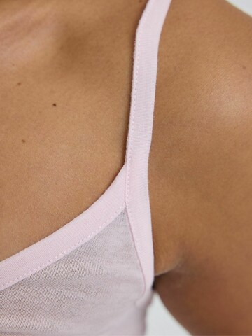Seamless Basic Top ' Cotton ' in Pink