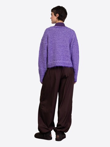 BROKE + SCHÖN Knit Cardigan in Purple