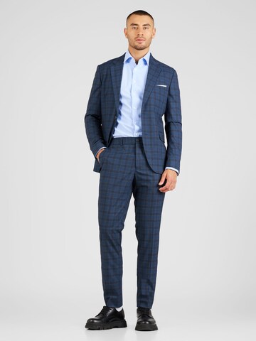 SEIDENSTICKER Slim fit Button Up Shirt in Blue