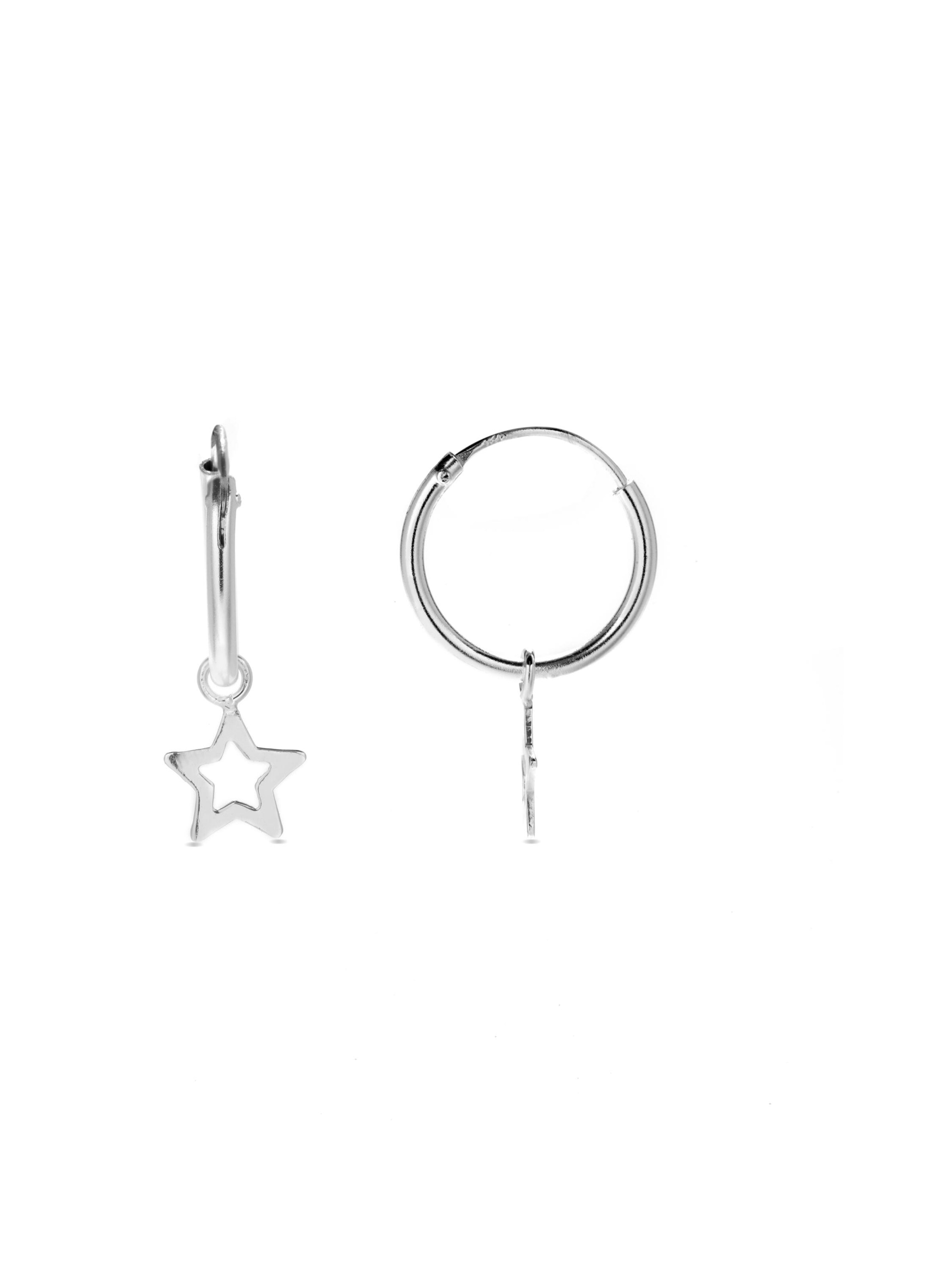 Orecchini 'Essential' di Luxenter in argento: frontale