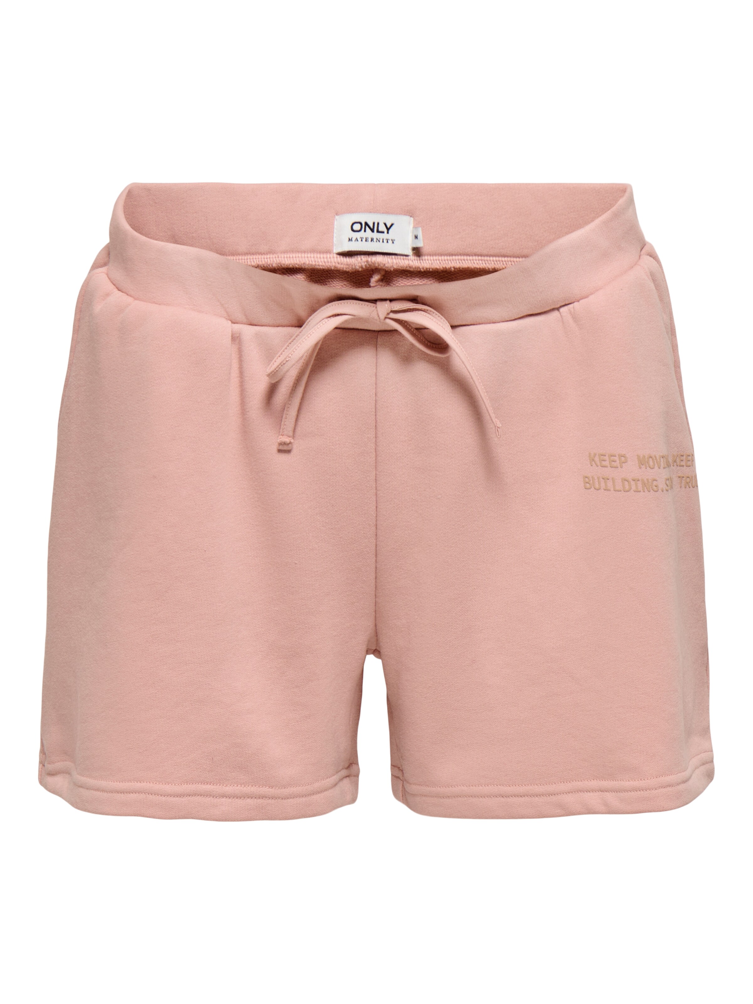 Only Maternity Regular Trousers 'OLMELENA' in Pink: front