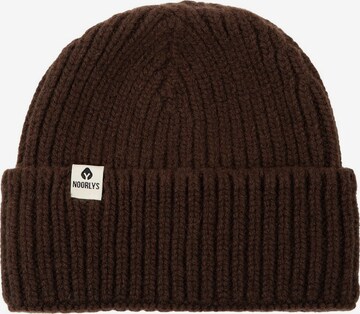 NOORLYS Beanie 'ALMA' in Brown: front