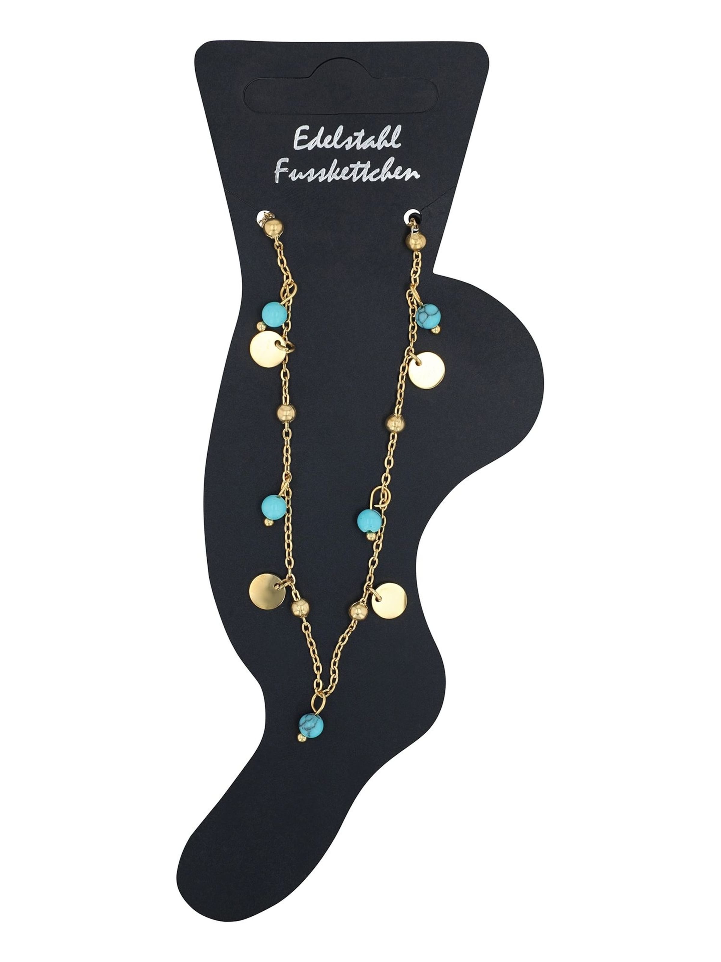 Akzent Fußschmuck 'Nola, goldfarbig, Ionenplattierung'‌‌‌‌ in Gold