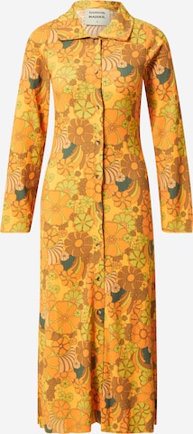 Damson Madder Shirt Dress in Yellow: front