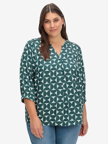 SHEEGO Tunika värissä vihreä: etupuoli