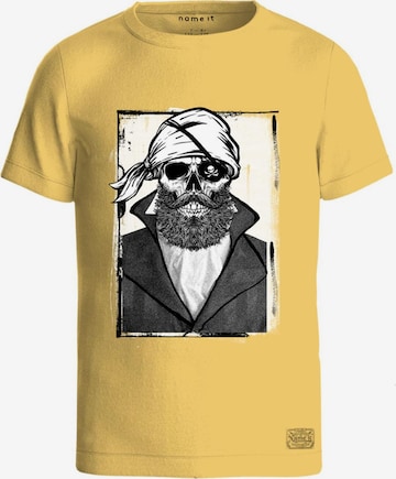 T-Shirt 'TAVIK' NAME IT en jaune : devant