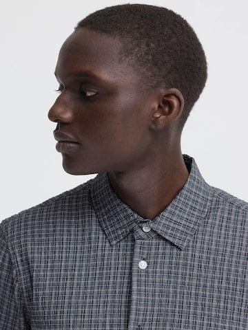 BLEND Regular Fit Kurzarmhemd ' BHBarny ' in Blau