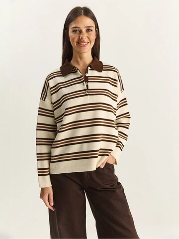 Pullover di Bianco Lucci in bianco: frontale