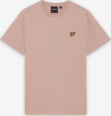 Lyle & Scott Shirt 'Lyle & Scott - Heren t-shirt' in Roze: voorkant