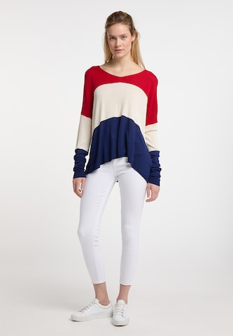 Pull-over DreiMaster Maritim en rouge