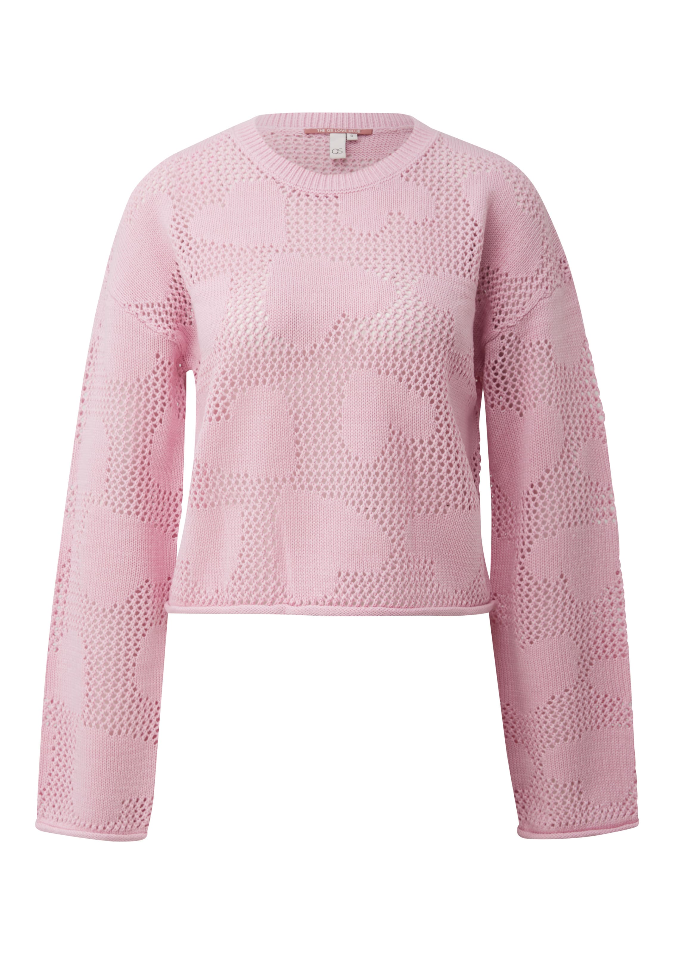 QS Sweater in Pink: front