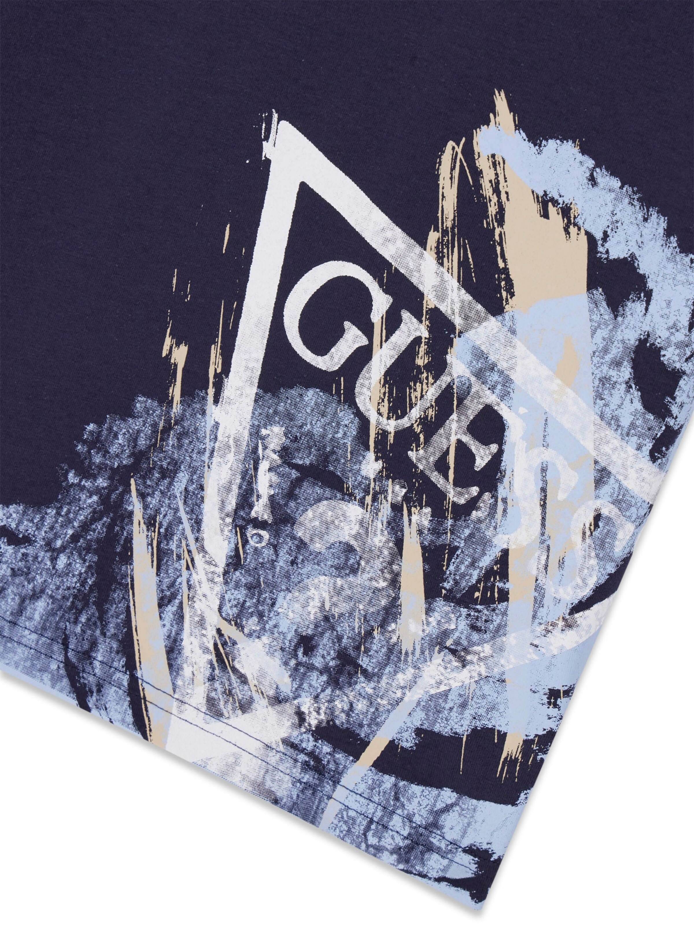 GUESS - Camiseta en azul