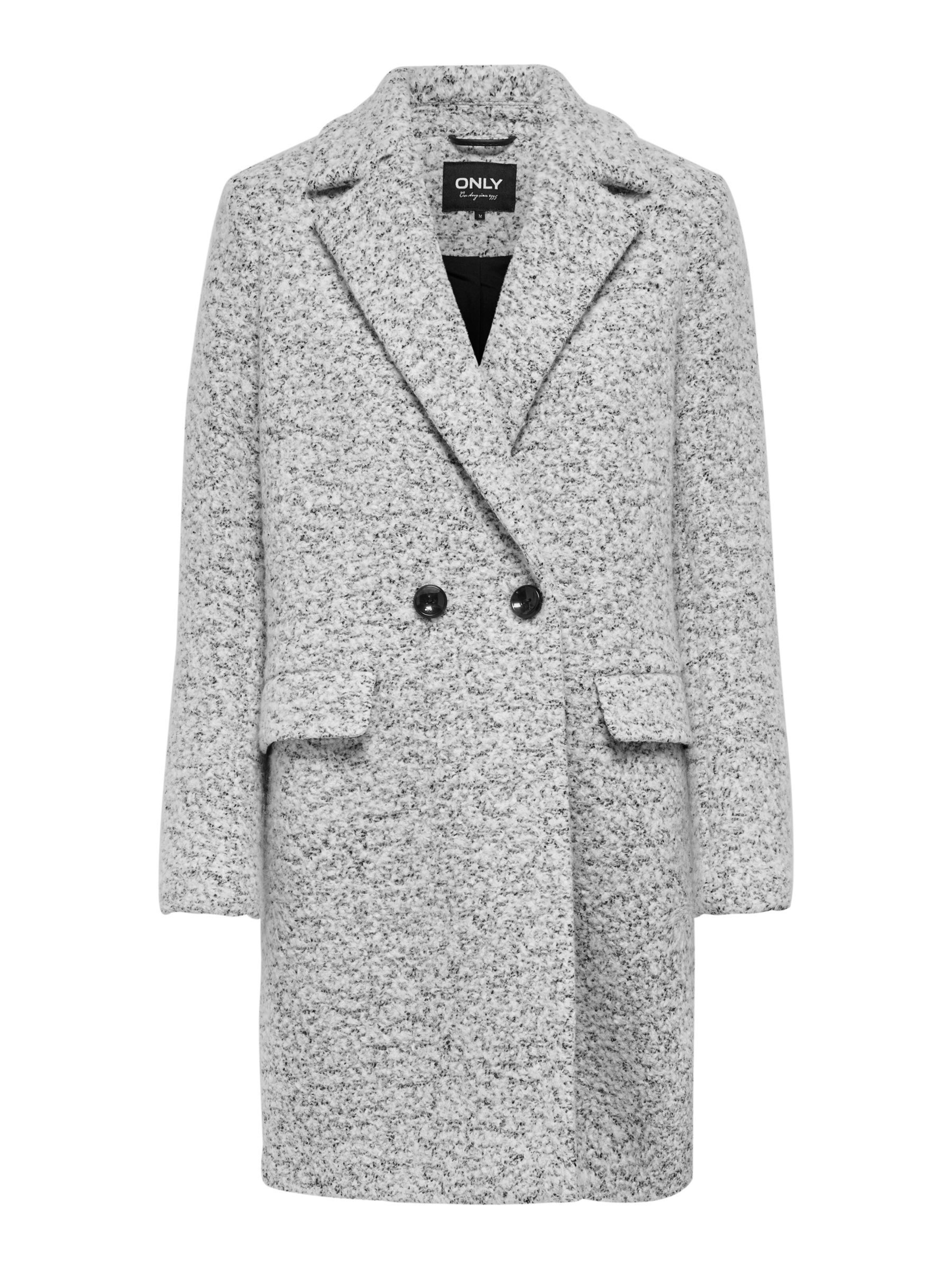 Manteau mi-saison 'NEW ALLY' ONLY en gris : devant
