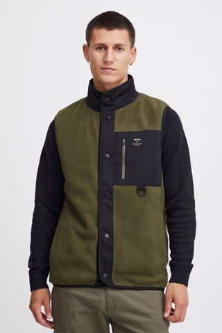 INDICODE JEANS Vest 'Majs' in Green: front