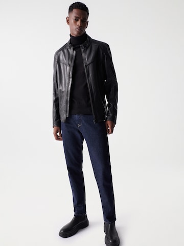 Salsa Jeans Tussenjas in Zwart