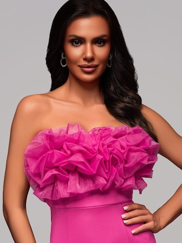 Ombre Avondjurk in Roze