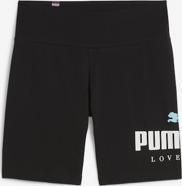 Leggings PUMA en noir : devant