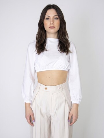 Chemisier 'W255T07W511- Top Donna 000 White Top' Skills en blanc