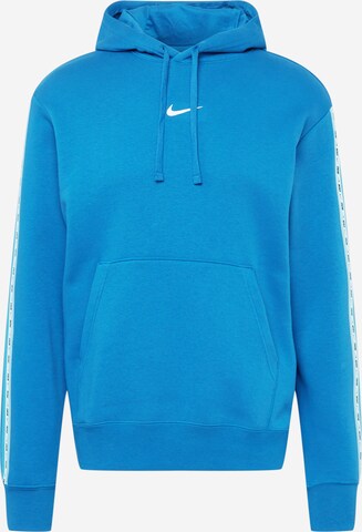 Nike Sportswear Mikina – modrá: přední strana