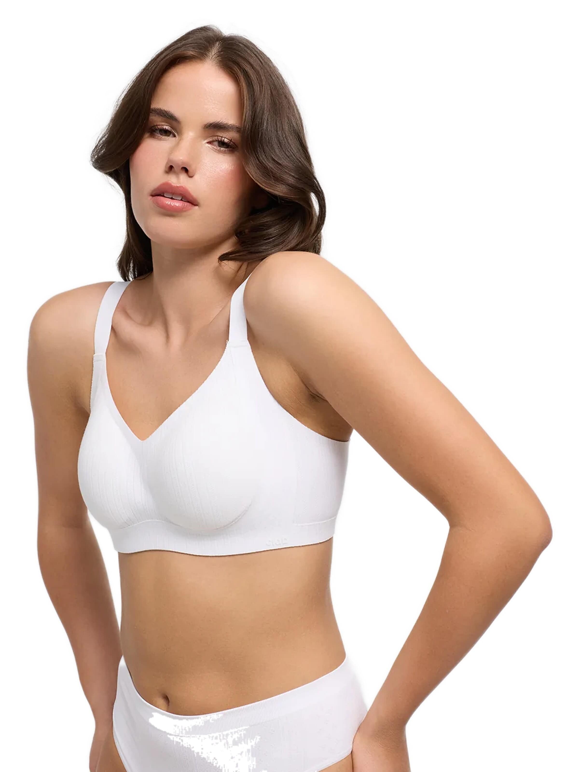 cfab Push-up BH 'Jaquard Seamless Compact Push-Up BH' in Wit