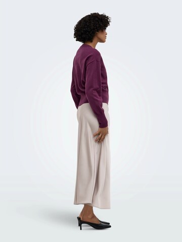 ONLY - Casaco de malha 'ONLMIO' em roxo