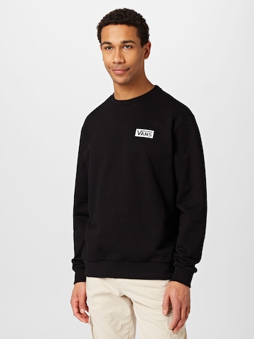 VANS Sweatshirt in Black: front