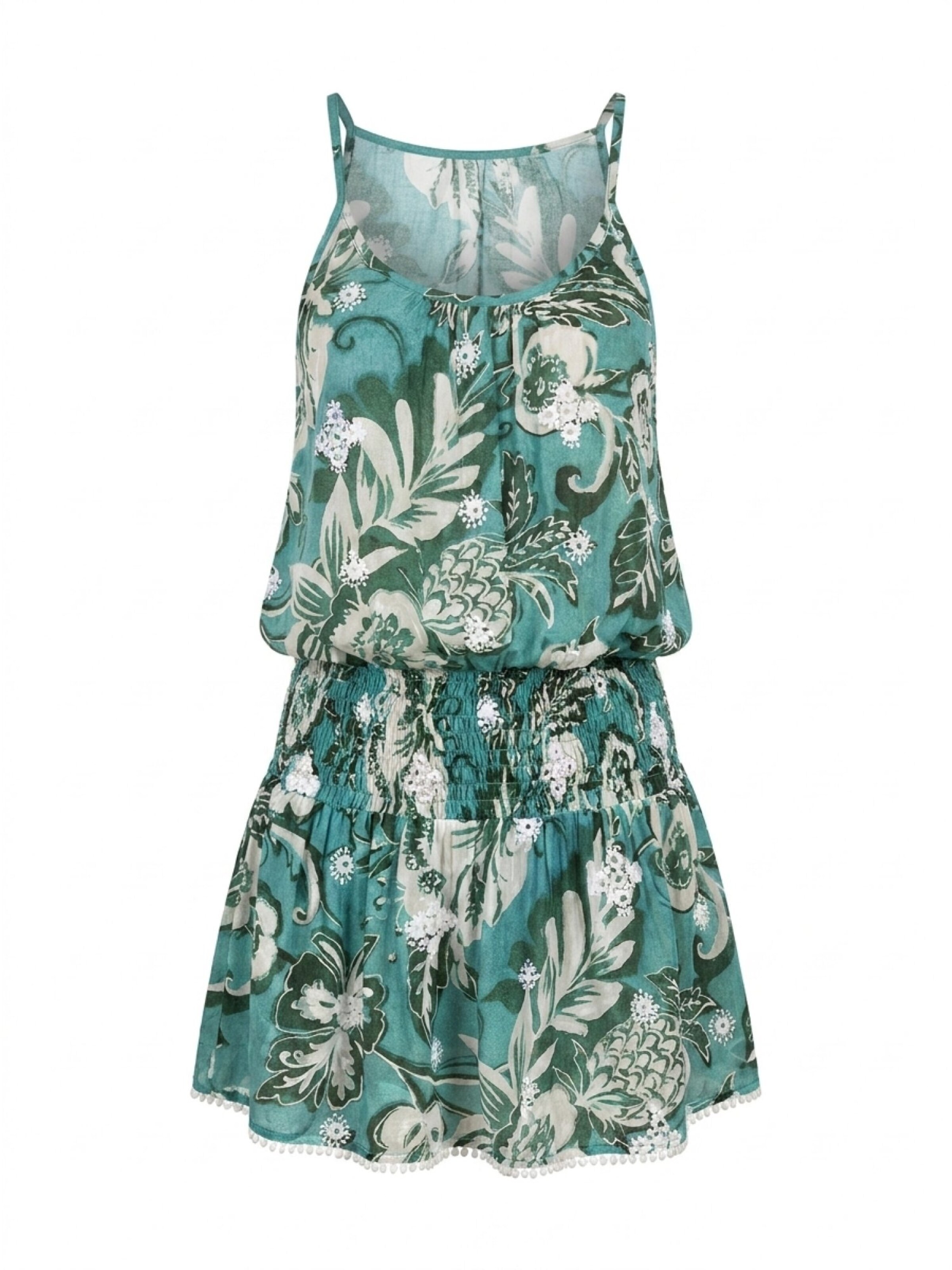 Miss June - Vestido 'Mini Robe Lily' en verde: frente