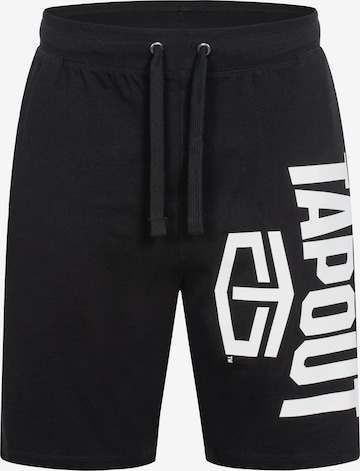 melns Tapout Standarta Bikses 'Active': no priekšpuses