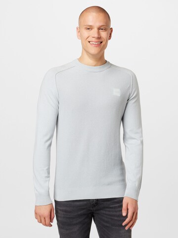 BOSS Orange - Pullover 'Kesom' em cinzento: frente