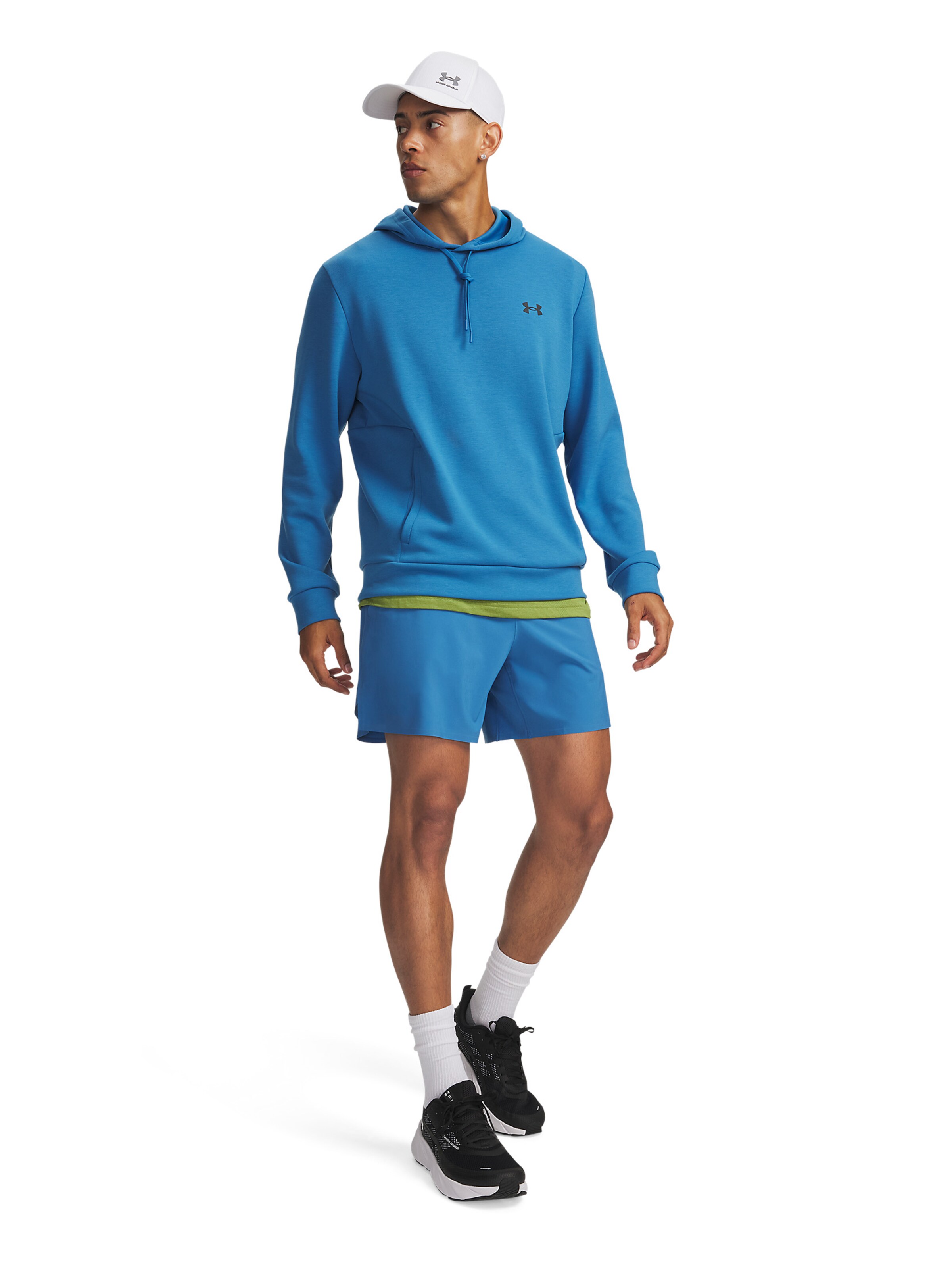 UNDER ARMOUR Regular Sportbroek 'Elite' in Blauw