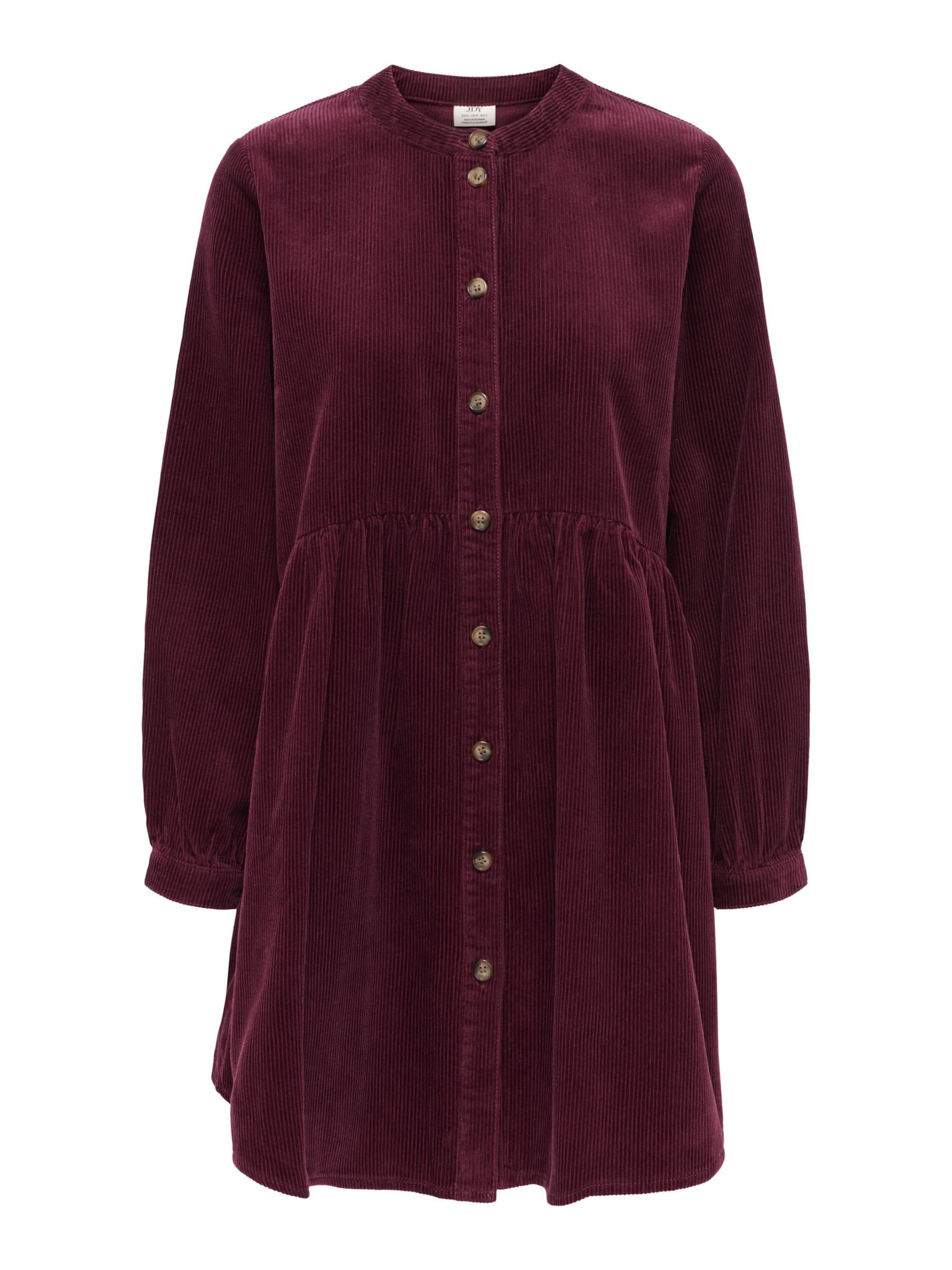 JDY - Vestido camisero en rojo: frente