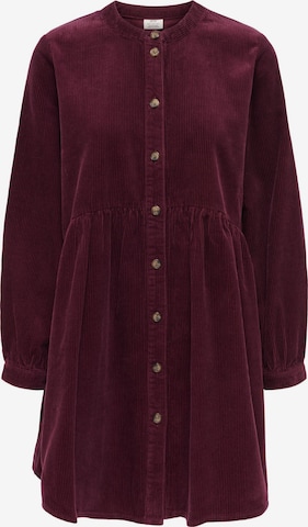 JDY - Vestido camisero en rojo: frente