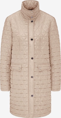 Goldner Between-Seasons Coat in Beige: front