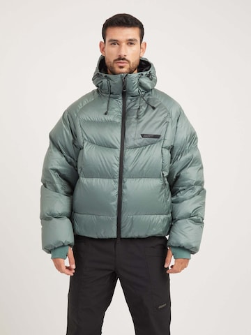 Veste d’hiver 'Bubble' JACK1T en vert : devant