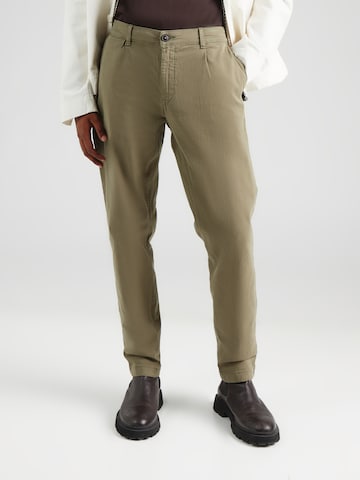 BOSS Regular Chinohousut värissä vihreä: etupuoli