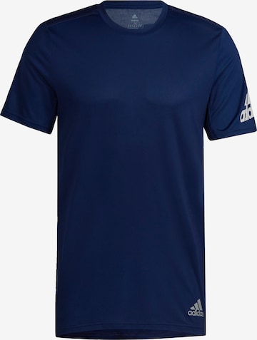ADIDAS SPORTSWEAR Функционална тениска 'Run It' в синьо: отпред