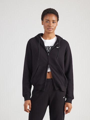 Hanorac 'Studio' de la Nike Sportswear pe negru: față