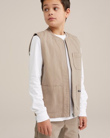 WE Fashion Liivi värissä ruskea: etupuoli