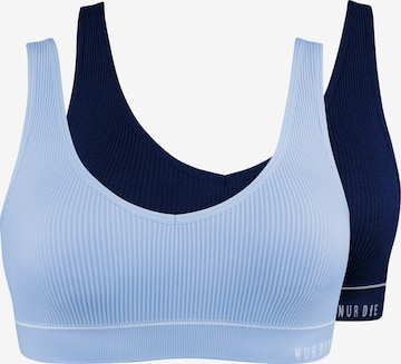 Nur Die Bra 'Retro' in Blue: front