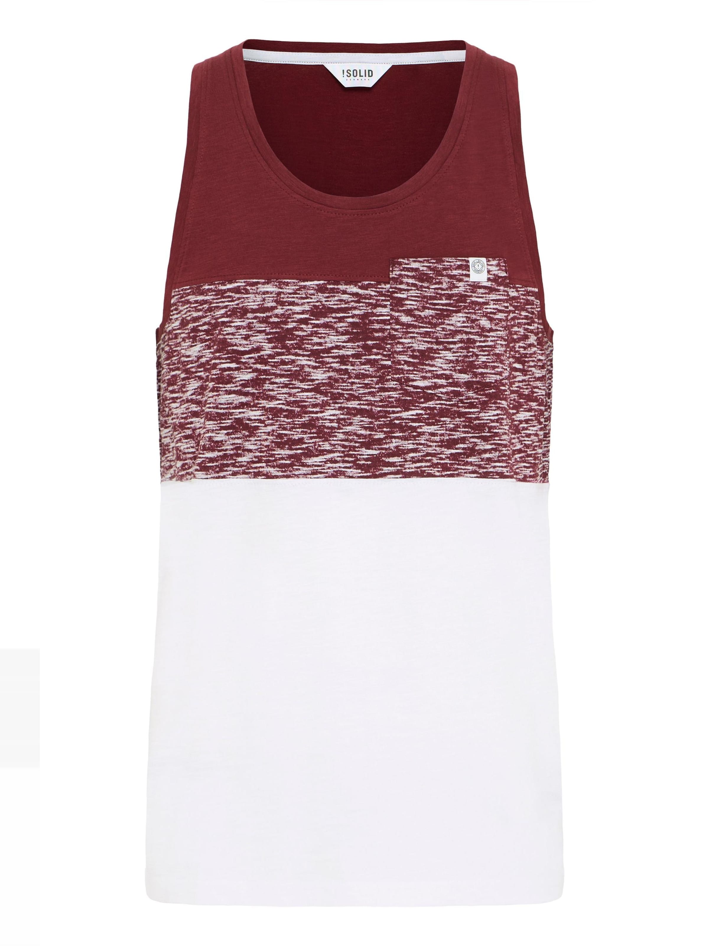 T-Shirt 'Sion' !Solid en rouge : devant