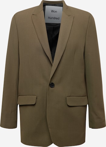 Won Hundred - Ajuste confortable Chaqueta saco 'Manny' en verde: frente