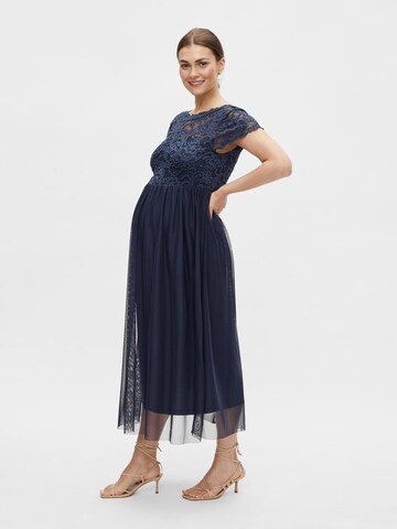 MAMALICIOUS Evening dress 'Mivana' in Blue: front