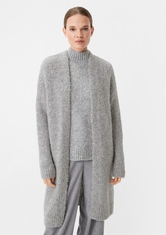 COMMA Strickjacke in Grau: Vorderseite
