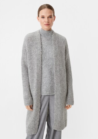 COMMA Strickjacke in Grau: predná strana