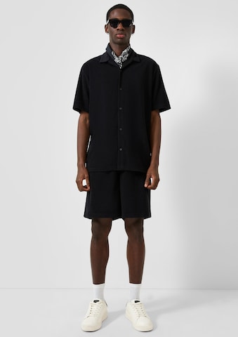 QS Loosefit Broek in Zwart