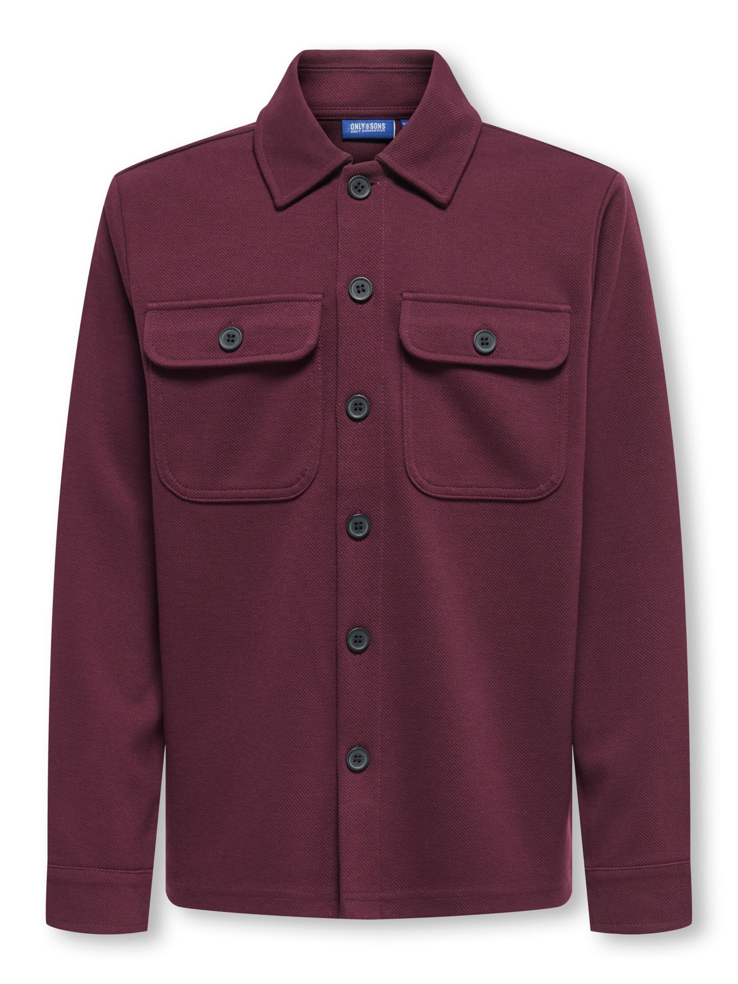 Only & Sons Junior Overhemd 'OSJNew Kodyl' in Rood: voorkant