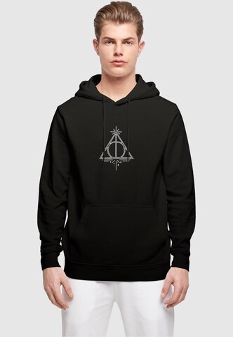 ABSOLUTE CULT Sweatshirt 'Harry Potter - Death Hallows' in Schwarz: Vorderseite