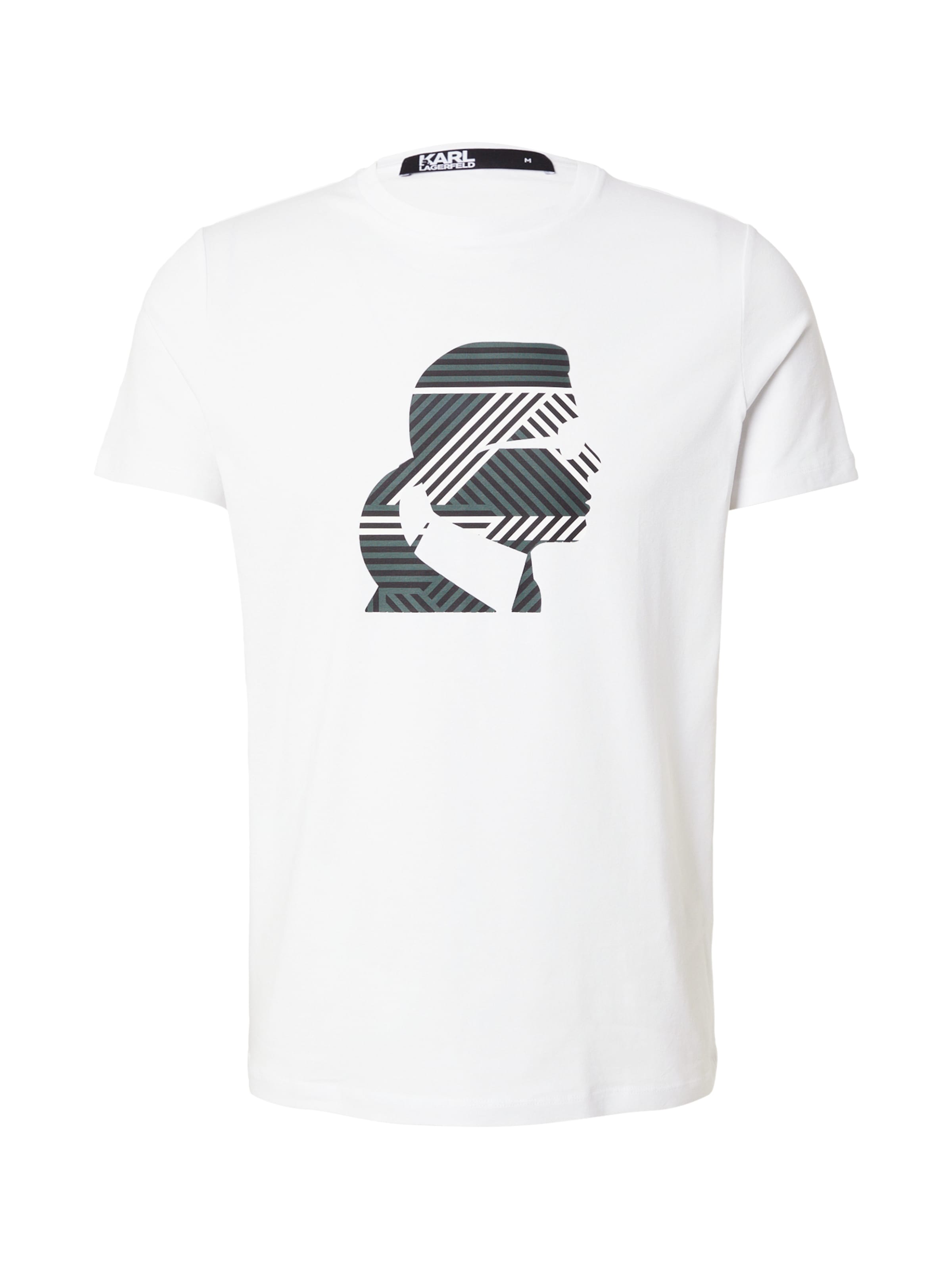 Karl Lagerfeld Тениска в бяло: отпред