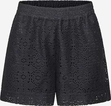 SISTERS POINT - Loosefit Pantalón 'ELSIA' en negro: frente